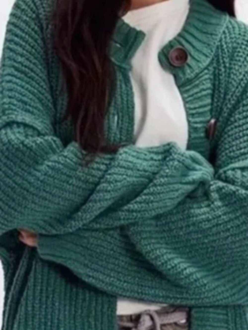 NWT Free People Brooklyn Belted Cardi - Picture 7 of 16